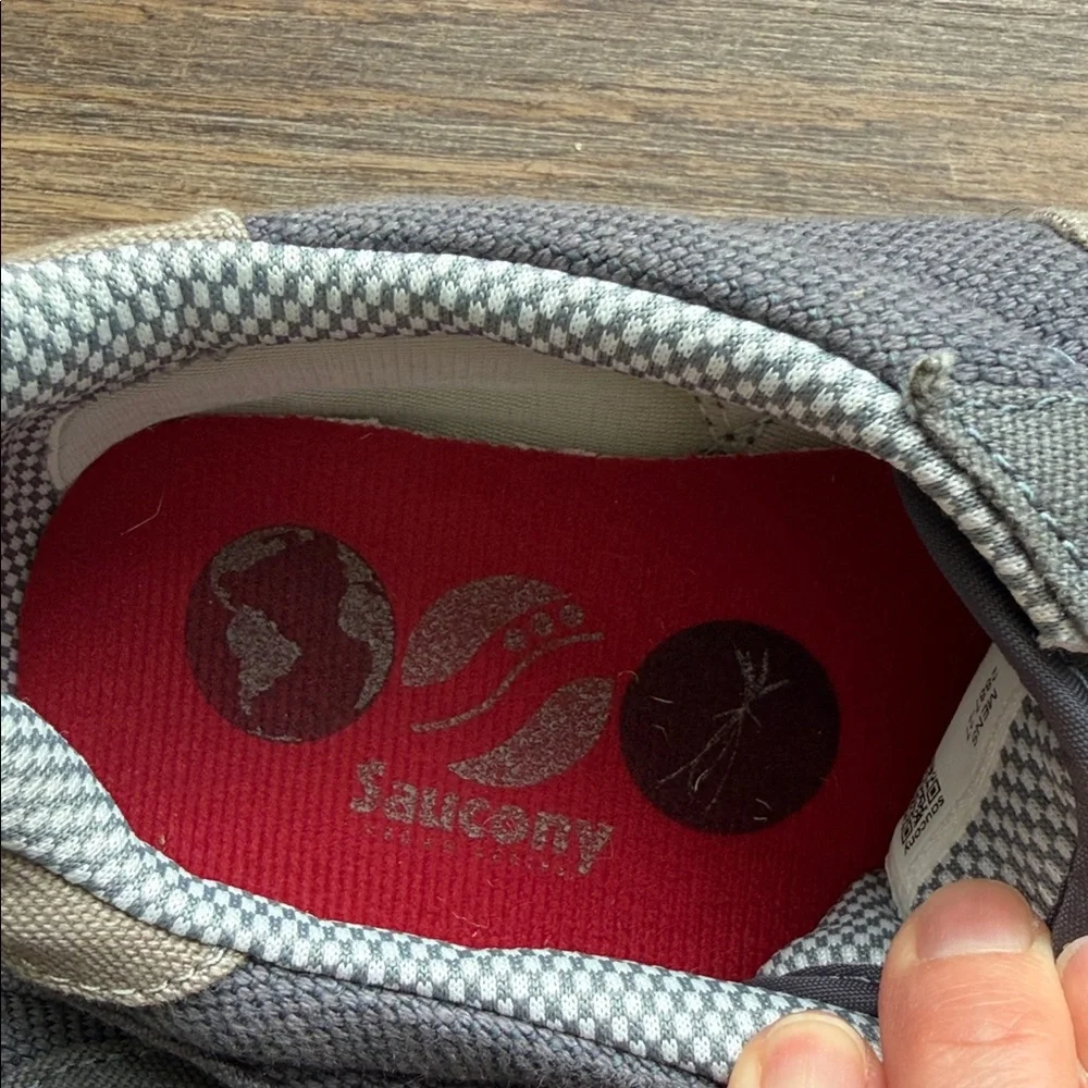 Saucony Jazz Men's Gray Canvas Sneakers 13 - Picture 9 of 9